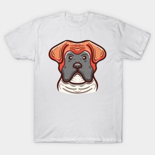 Cute boxer dog face T-Shirt